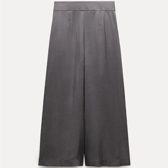 ZARA ZW COLLECTION FLOWY LOOSE FIT PLEATED PANTS
GRAY - Picture 6 of 11